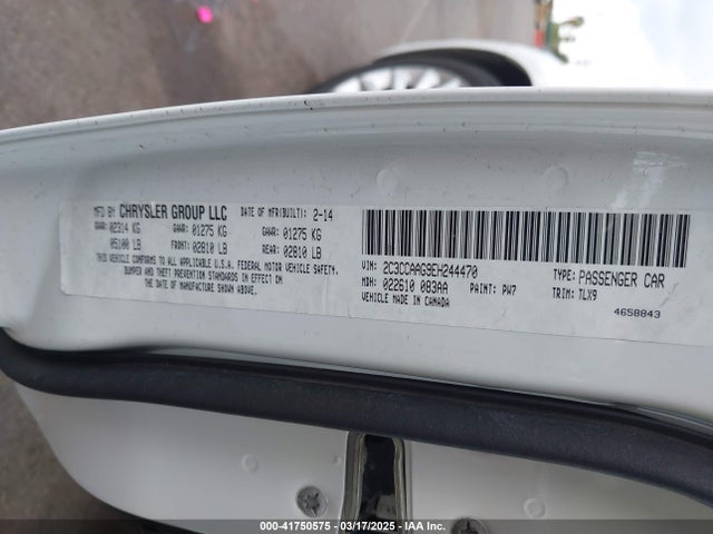 2C3CCAAG9EH244470 Chrysler 300