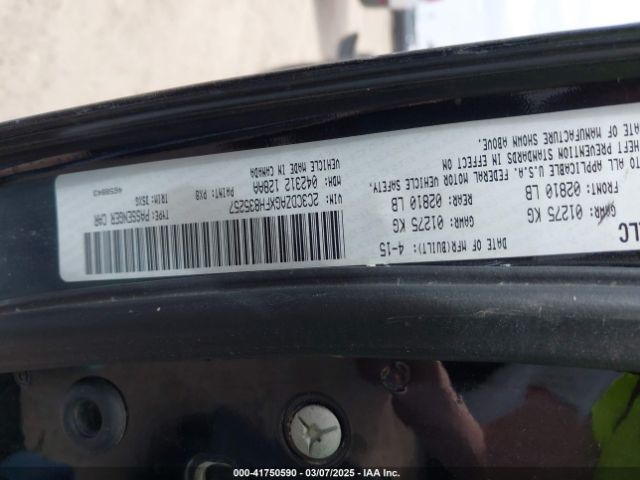 2C3CDZAGXFH835257 Dodge Challenger Sxt
