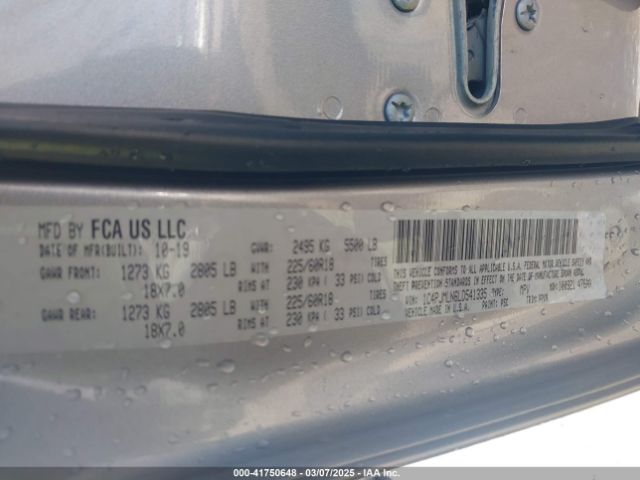 1C4PJMLN6LD541335 Jeep Cherokee Latitude Plus 4x4