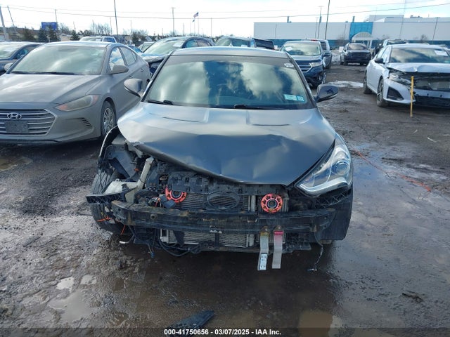 Hyundai Veloster Turbo W/black 2014 KMHTC6AE9EU186005 Image 13