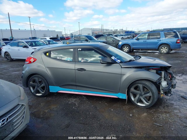 Hyundai Veloster Turbo W/black 2014 KMHTC6AE9EU186005 Image 14