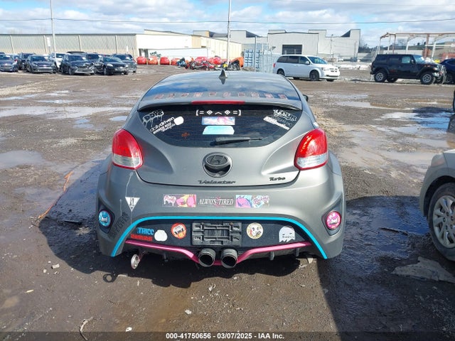Hyundai Veloster Turbo W/black 2014 KMHTC6AE9EU186005 Image 17