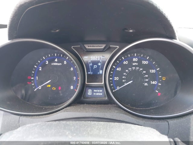 Hyundai Veloster Turbo W/black 2014 KMHTC6AE9EU186005 Image 7