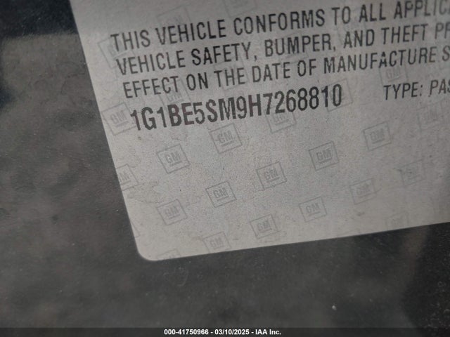 1G1BE5SM9H7268810 Chevrolet Cruze Lt Auto