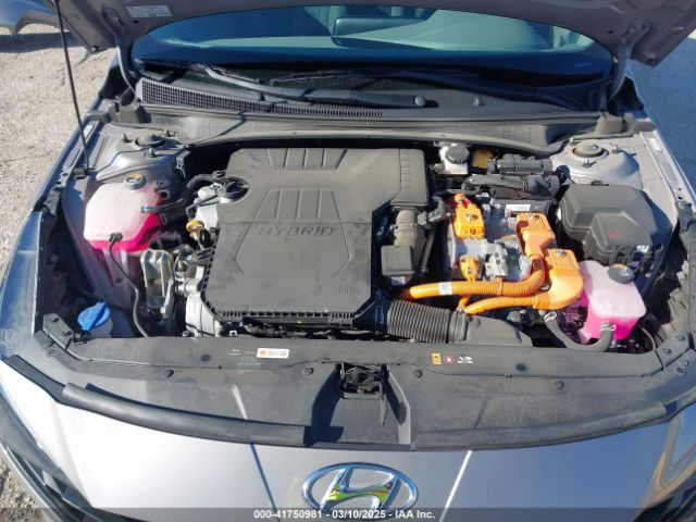 KMHLM4AJ4PU083057 Hyundai Elantra Hybrid Blue