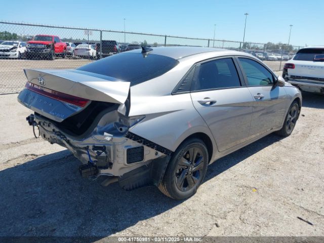 KMHLM4AJ4PU083057 Hyundai Elantra Hybrid Blue