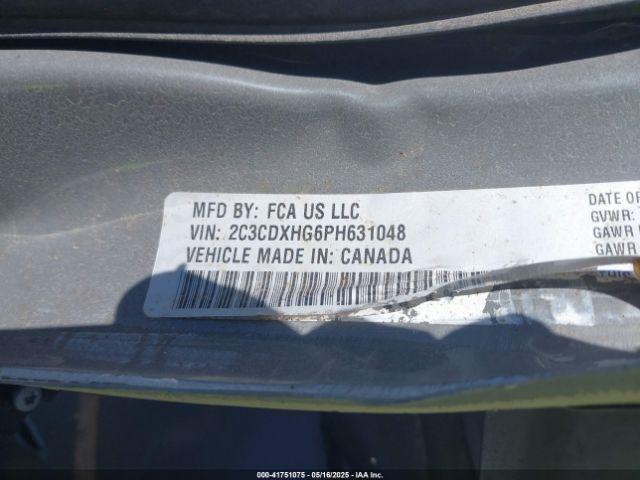 2C3CDXHG6PH631048 Dodge CHARGER GT