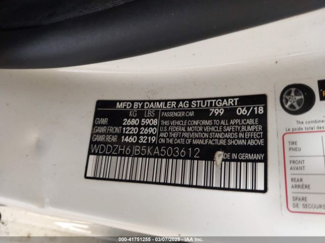 2019 MERCEDES-BENZ E 450 WDDZH6JB5KA503612 Photo 8