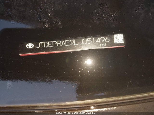 Toyota COROLLA LE 2020 JTDEPRAE2LJ051496 Image 9