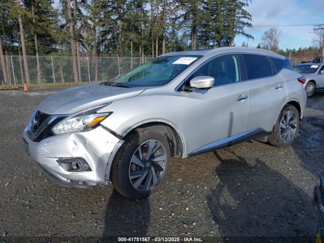 5N1AZ2MH4FN248409 Nissan Murano Platinum