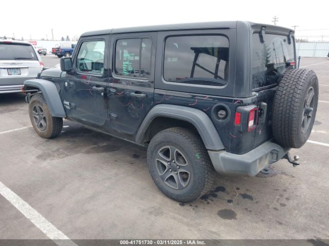 1C4HJXDN8JW197366 Jeep Wrangler Unlimited Sport S 4x4