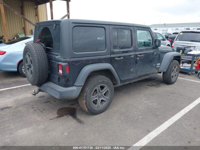 1C4HJXDN8JW197366 Jeep Wrangler Unlimited Sport S 4x4