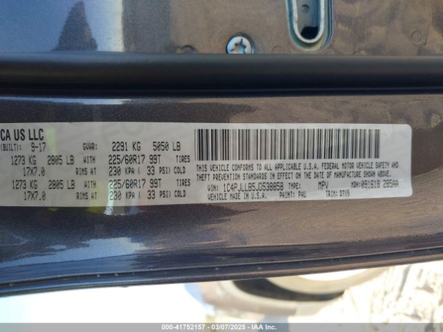 2018 JEEP CHEROKEE 1C4PJLLB5JD538858 Photo 8