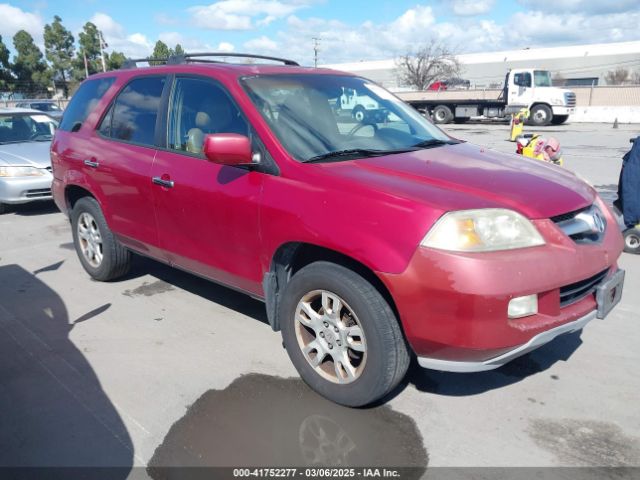 Auction sale of the 2006 Acura Mdx, vin: 2HNYD186X6H516435, lot number: 41752277
