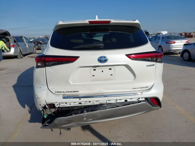 5TDFARAH3LS004075 Toyota Highlander Hybrid Platinum