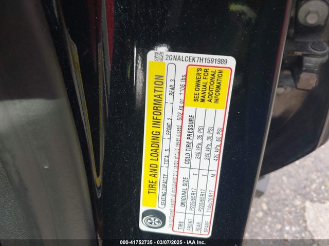 2GNALCEK7H1591989 Chevrolet EQUINOX LT