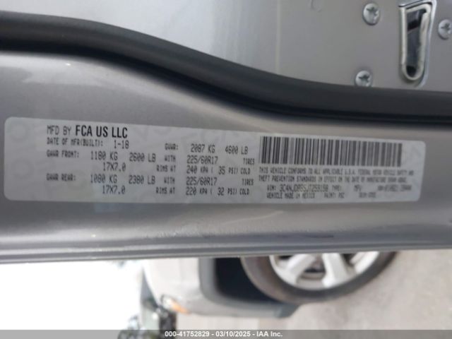 3C4NJDBB5JT259158 Jeep Compass Latitude 4x4