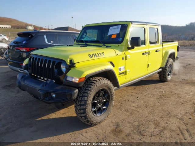 1C6HJTAG1PL556153 Jeep Gladiator Willys 4x4