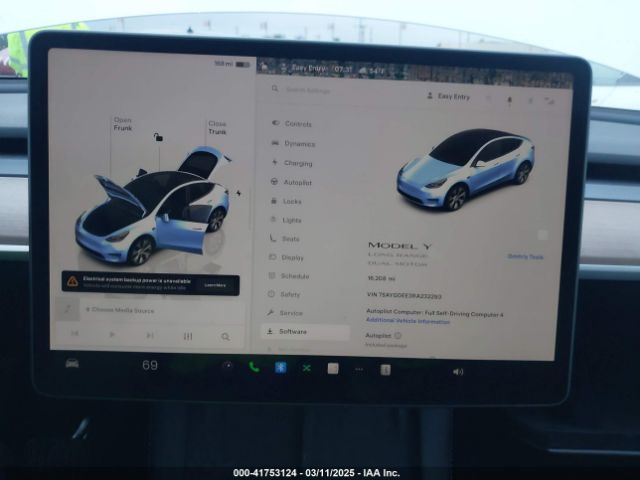 7SAYGDEE3RA232293 Tesla Model Y Long Range Dual Motor All-wheel Drive