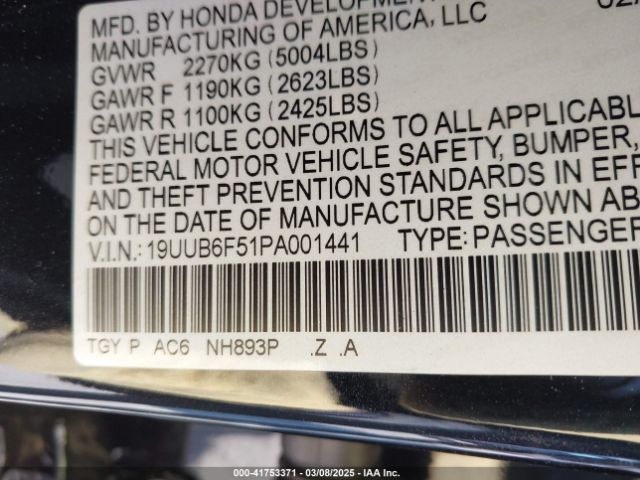 2023 ACURA TLX 19UUB6F51PA001441 Photo 8