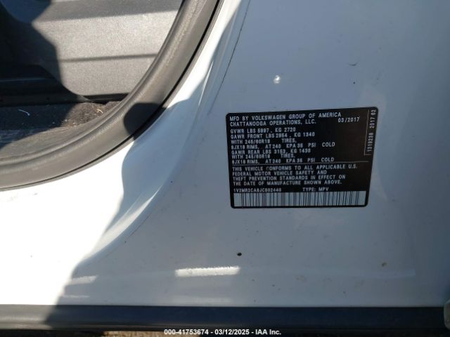 1V2MR2CA8JC502440 Volkswagen Atlas 3.6l V6 Sel