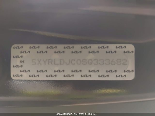 5XYRLDJC0SG333682 KIA SORENTO S