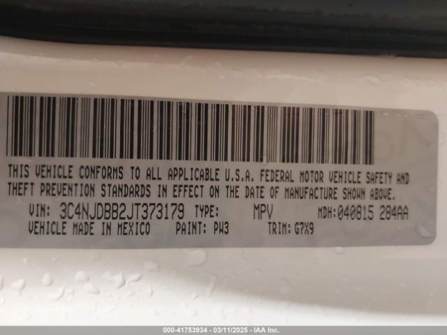 3C4NJDBB2JT373179 Jeep Compass Latitude 4x4