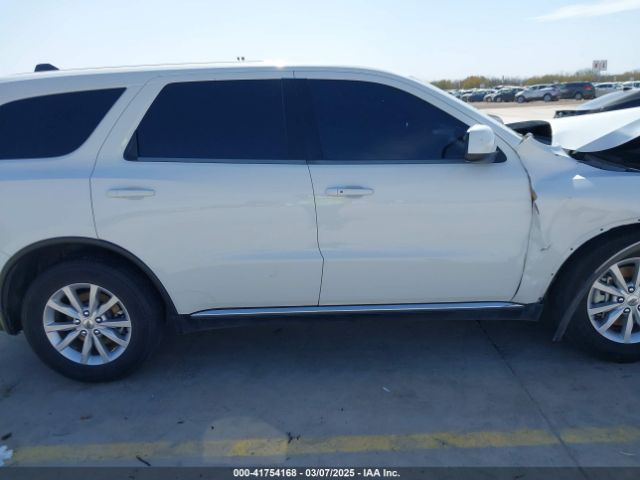 1C4RDHAG9MC659236 Dodge Durango Sxt Rwd