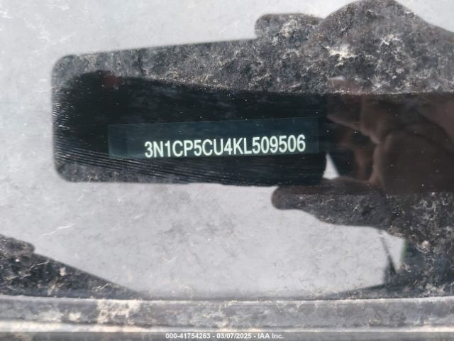 3N1CP5CU4KL509506 Nissan KICKS SV