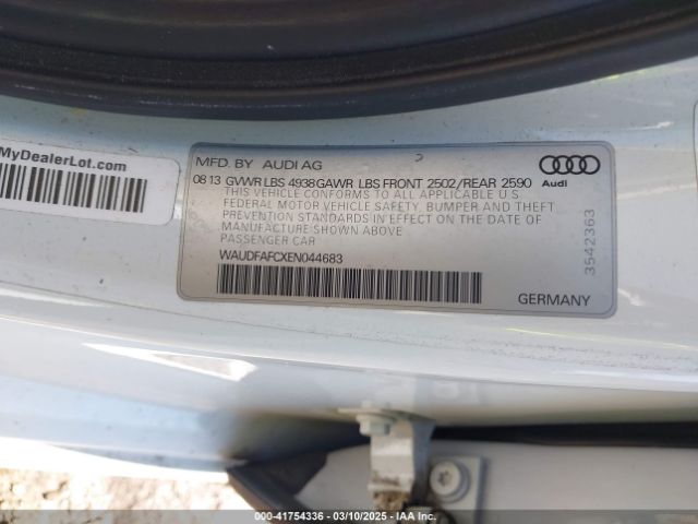 2014 AUDI A6 WAUDFAFCXEN044683 Photo 8