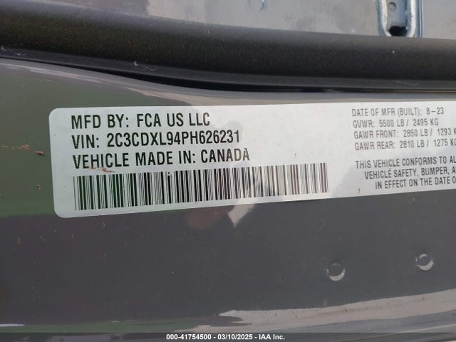 Dodge Charger 2023 2C3CDXL94PH626231 Image 26