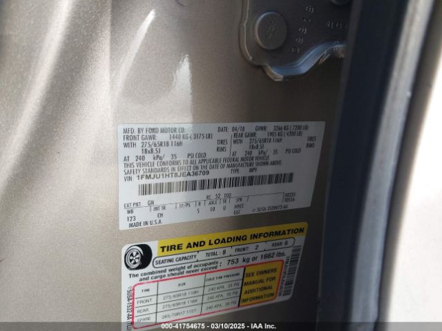 1FMJU1HT8JEA36709 Ford Expedition Xlt