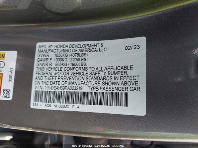 2023 ACURA INTEGRA 19UDE4H69PA023219 Photo 8