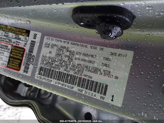 5TFDZ5BN6HX025338 Toyota Tacoma Trd Sport