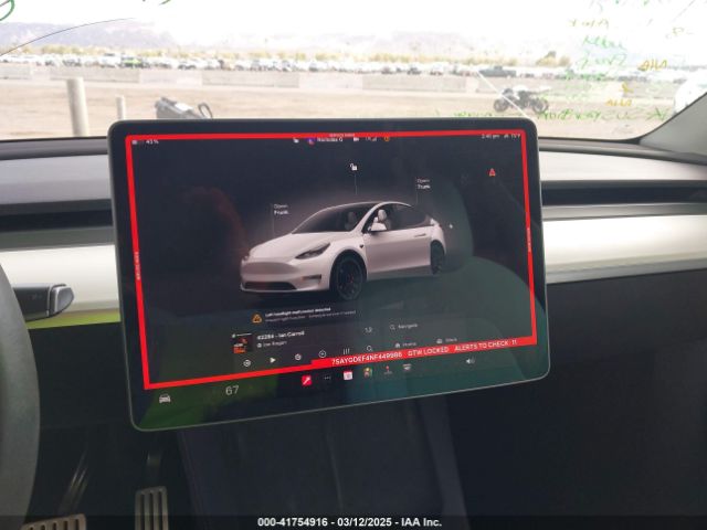 7SAYGDEF4NF449986 Tesla Model Y Performance Dual Motor All-wheel Drive