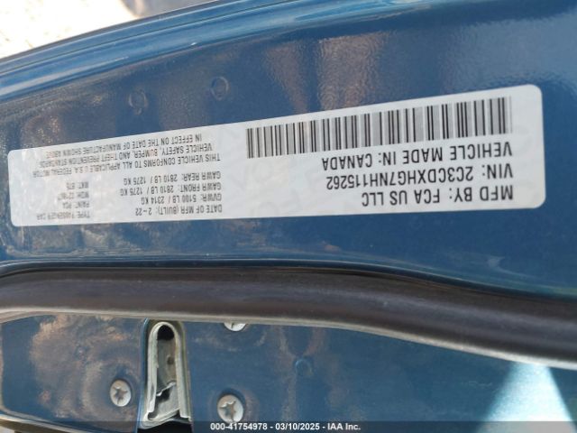 2C3CDXHG7NH115262 Dodge Charger Gt Rwd