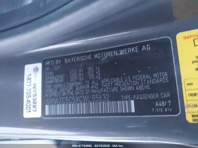 2012 MINI COOPER S COUNTRYMAN WMWZC5C5XCWL55632 Photo 8