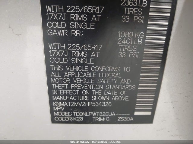 Nissan ROGUE S 2017 KNMAT2MV2HP534326 Image 9