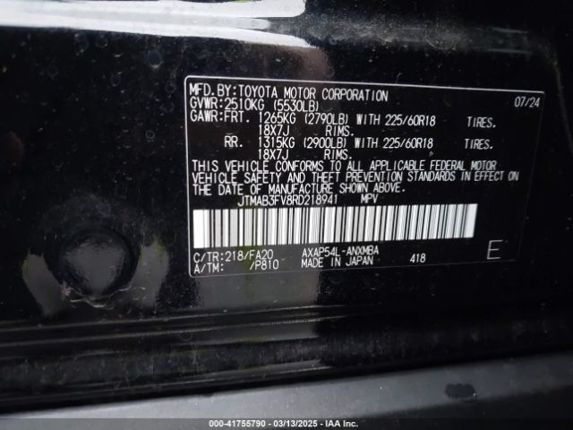 JTMAB3FV8RD218941 Toyota Rav4 Prime Se