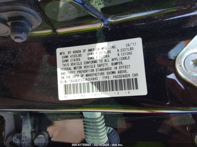 19UUB3F63JA004842 Acura Tlx Tech   A-spec Pkgs