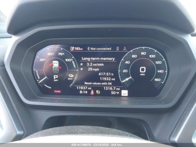 WA142BFZXRP015763 Audi Q4 Sportback E-tron Prestige 50 Quattro