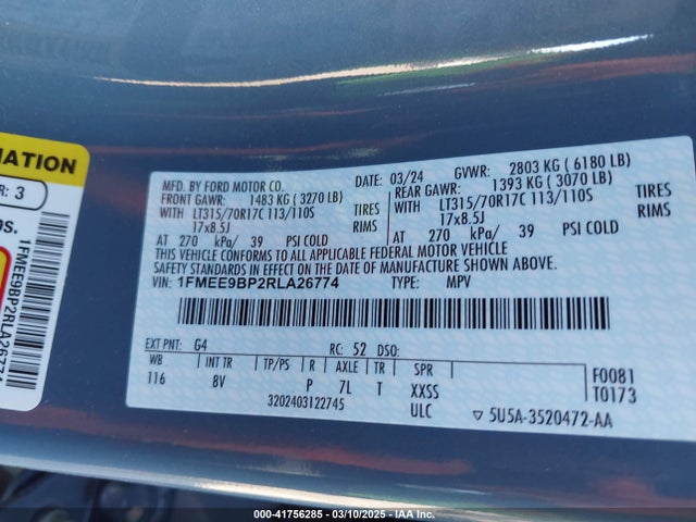 Ford Bronco Badlands 2024 1FMEE9BP2RLA26774 Image 9