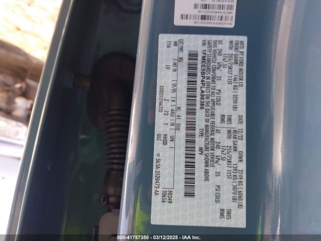 1FMEE5BP4PLA98386 Ford Bronco Big Bend