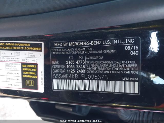 55SWF4KB1FU096373 Mercedes-Benz C 300 4matic/luxury 4matic/sport 4matic