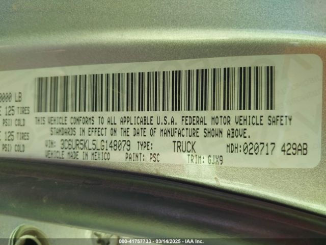 2020 RAM 2500 3C6UR5KL5LG148079 Photo 8
