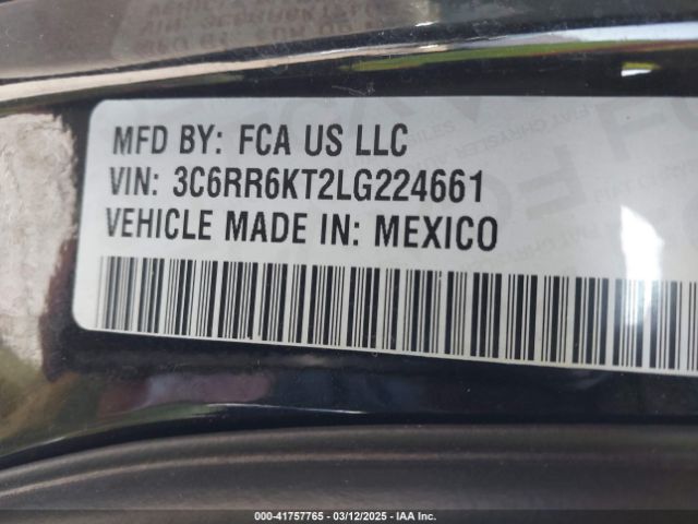 3C6RR6KT2LG224661 RAM 1500 Classic Tradesman