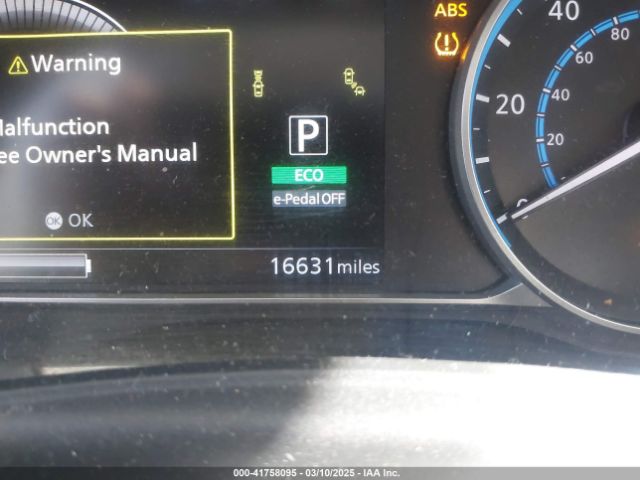1N4AZ1CV8MC556168 Nissan Leaf Sv 40 Kwh