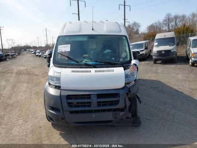 3C6URVJG1JE152160 RAM Promaster 3500 Cargo Van High Roof 159 Wb Ext