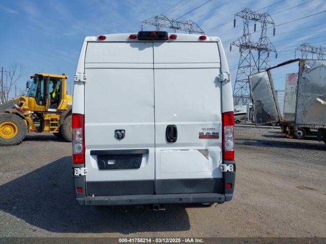 3C6URVJG1JE152160 RAM Promaster 3500 Cargo Van High Roof 159 Wb Ext