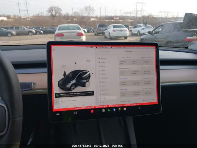 7SAYGAEEXPF612231 Tesla Model Y Awd/long Range Dual Motor All-wheel Drive